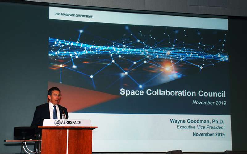 Wayne Goodman speaking at Mission Assurance Conference