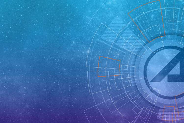 Picture of a deep space landscape