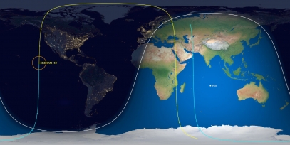 Iridium 62 (ID 25285) Reentry Prediction Image
