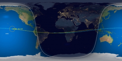 Ariane 44L Rocket Body (ID 24715) Reentry Prediction Image