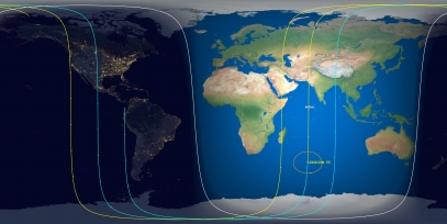 Iridium 55 (ID 25272) Reentry Prediction Image