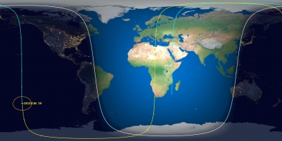 Iridium 58 (ID 25274) Reentry Prediction Image