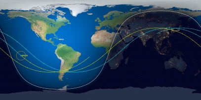 Electron Rocket Body (ID 44228) Reentry Prediction Image