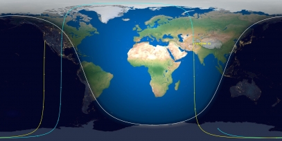 Iridium 61 (ID 25283) Reentry Prediction Image