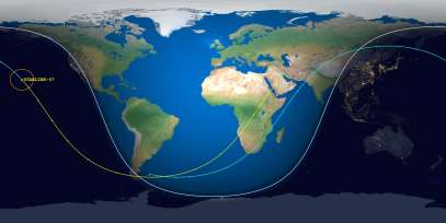 Starlink-67 (ID 44278) Reentry Prediction Image