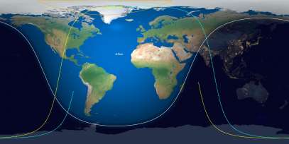 KZ-1A Rocket Body (ID 45604) Reentry Prediction Image