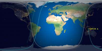 Tintin A (ID 43216) Reentry Prediction Image