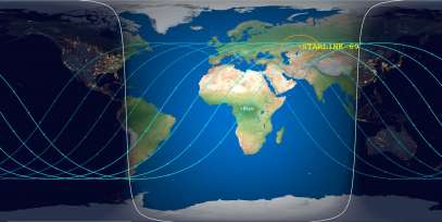 Starlink 69 (ID 44267) Reentry Prediction Image