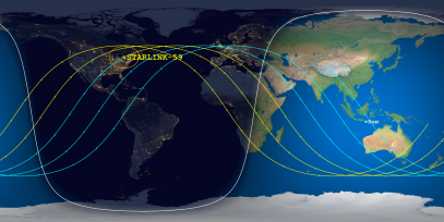 STARLINK-59 (ID 44271) Reentry Prediction Image