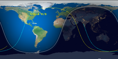 SL-4 Rocket Body (ID 48866) Reentry Prediction Image