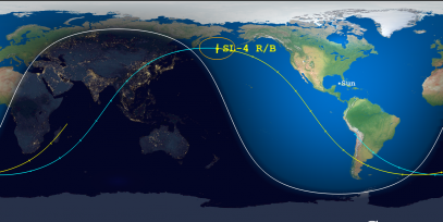 SL-4 Rocket Body (ID 48870) Reentry Prediction Image