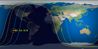 KZ-1A R/B (ID 43637) Reentry Prediction Image