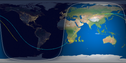 SL-4 Rocket Body (ID 49270) Reentry Prediction Image